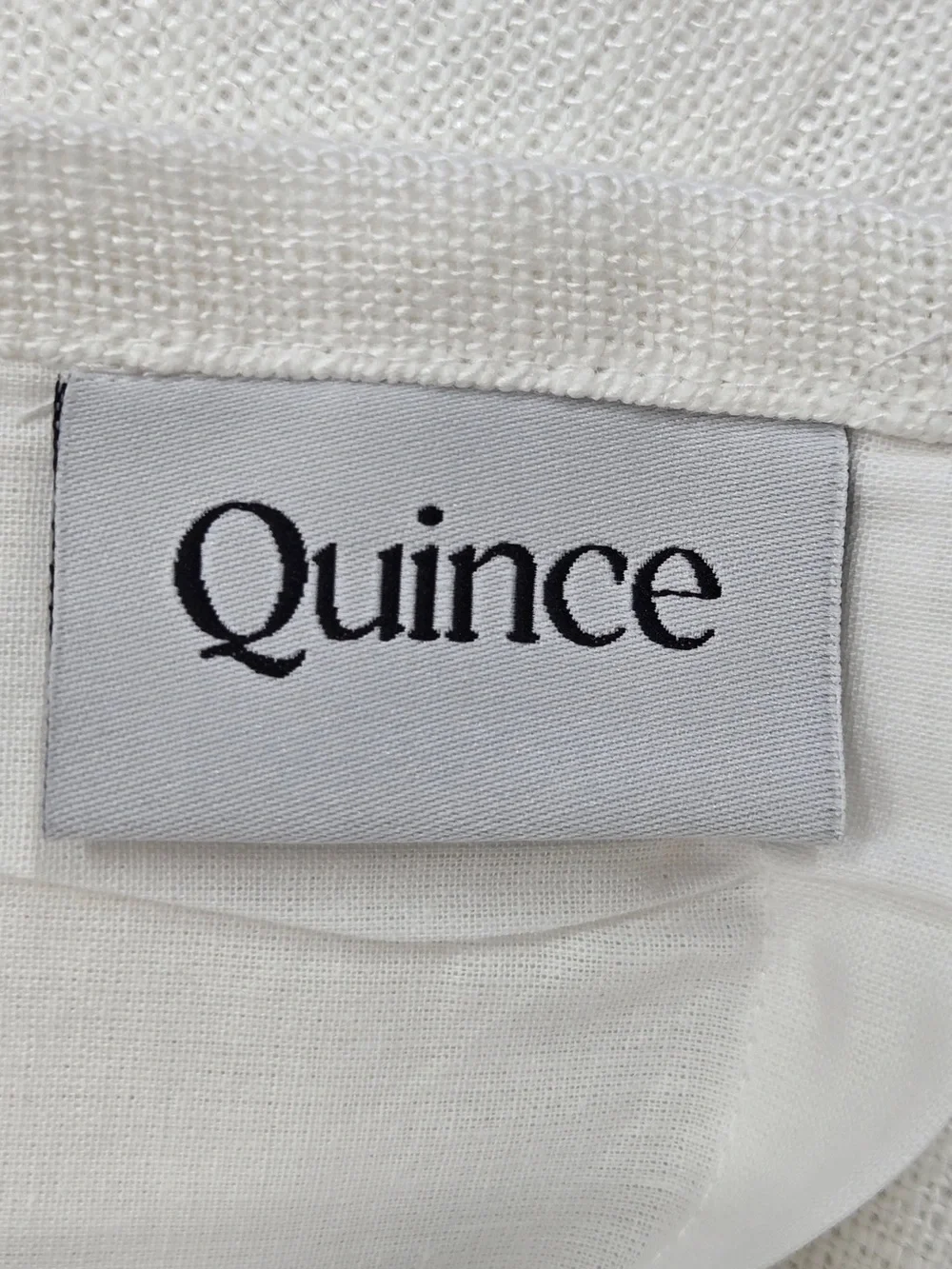 NWT QUINCE Set Of 2 48x84 Heavyweight European Linen Curtains White 0092